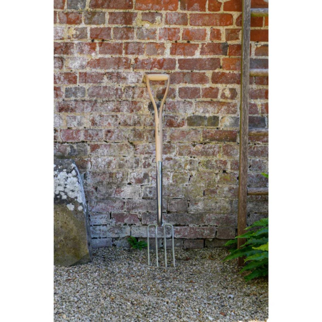 Stainless Steel Border Fork – Burgon & Ball – 4 Tine